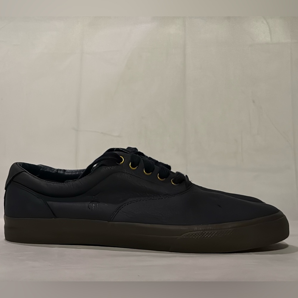 Polo Ralph Lauren Navy Blue Leather Sneakers – Men’s Size 11, No Box